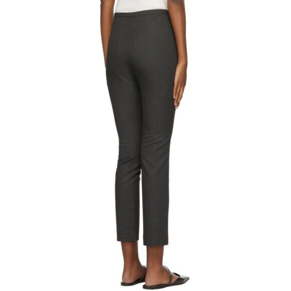 Toteme Saze Houndstooth Wool Skinny Pants - Picture 2 of 7